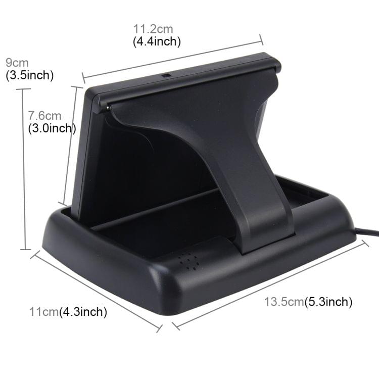 Foldable 4.3 inch Digital TFT LCD Car High Definition Monitor, Support Reverse Automatic Screen Function