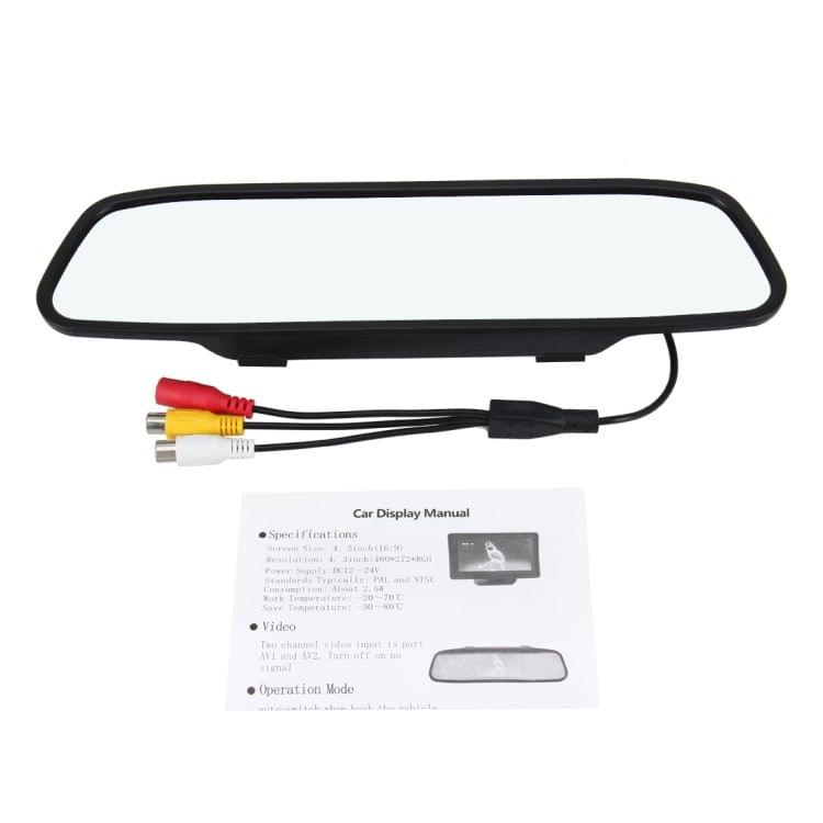 5.0 inch 480*272 Rear View TFT-LCD Color Car Monitor, Support Reverse Automatic Screen Function