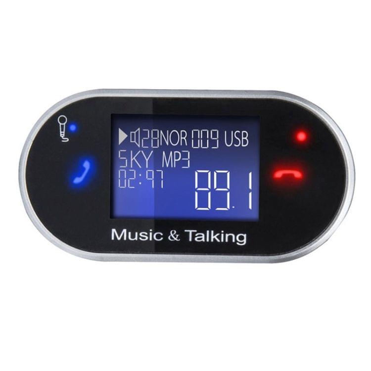 630C Chicken Leg Shape Car Stereo Radio MP3 Audio Player, Bluetooth Hands-free Car Kit FM Transmitter