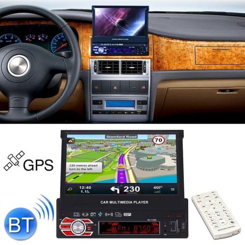 RK-7158G HD 7 inch Single Din Car MP3 MP5 Player GPS Navigation Bluetooth Touch Stereo Radio, with Rear View Function