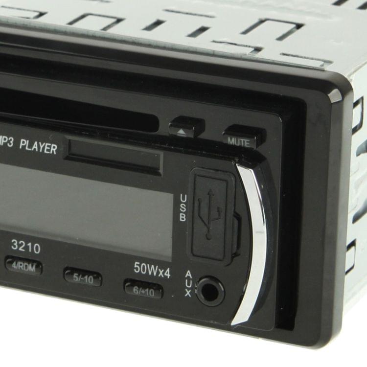 50W x 4 Car DVD Player / Media Player with Remote Control, Support DVD / VCD / MP4 / MP3 / FM / SD Card / USB Flash Disk (3210)