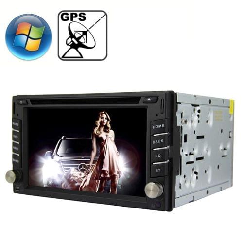 Rungrace Universal 6.2 inch Windows CE 6.0 TFT Screen In-Dash Car DVD Player with Bluetooth / GPS / RDS