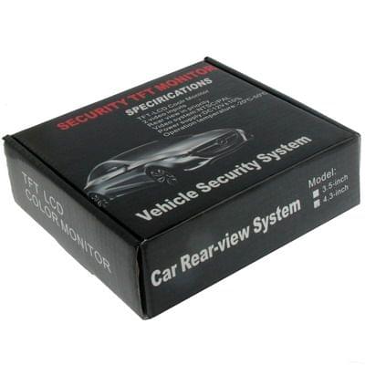 4.3 inch Car Color Monitor with Adjustable Angle Holder & Universal Sunshade , Dual Video Input