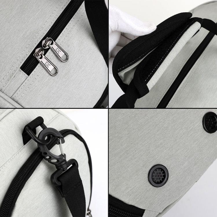 IX LK8036 Waterproof Multi-function Yoga Fitness  One-shoulder Portable Travel Bag, Size: 39 x 22 x 22cm(Dark Green)