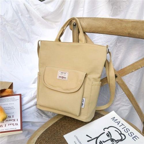 Anti-splash Nylon Fabric Single Shoulder Messenger Bag Ladies Handbag Bags (Brown)