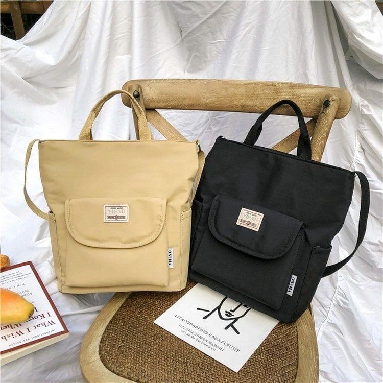 Anti-splash Nylon Fabric Single Shoulder Messenger Bag Ladies Handbag Bags (Brown)