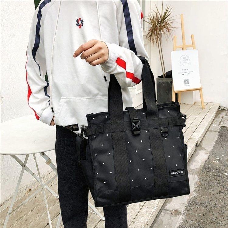Casual Shoulder Bag Ladies Handbag Messenger Bag (Black)