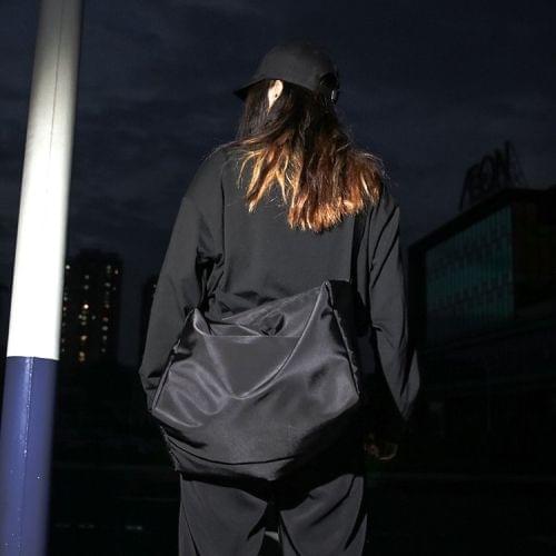 Soft Nylon Cloth Shoulder Sports Gym Yoga Handbag (S)