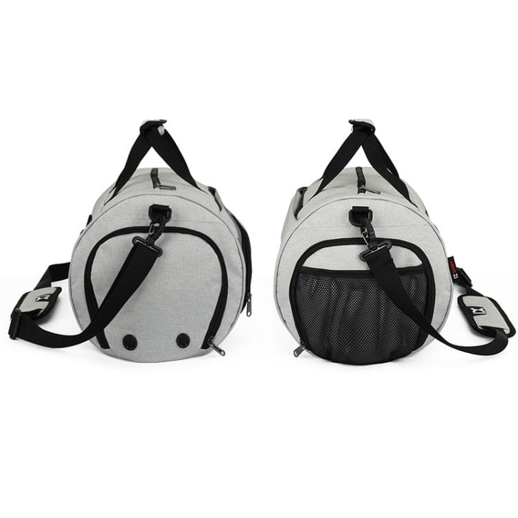 IX LK8036 Waterproof Multi-function Yoga Fitness  One-shoulder Portable Travel Bag, Size: 39 x 22 x 22cm(Light Grey)