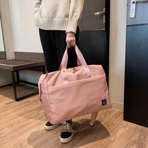 Shoulder Travel Bag Leisure Sport Handbag (Color:Pink Size: + L)