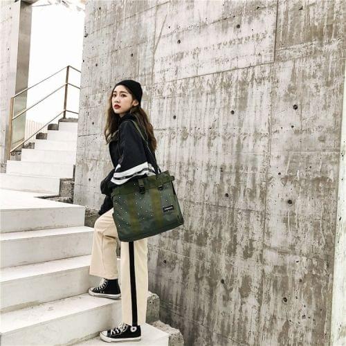 Casual Shoulder Bag Ladies Handbag Messenger Bag (Green)