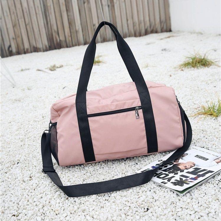 Leisure Sport Handbag Shoulder Travel Bag (Color:Pink Size: + S)