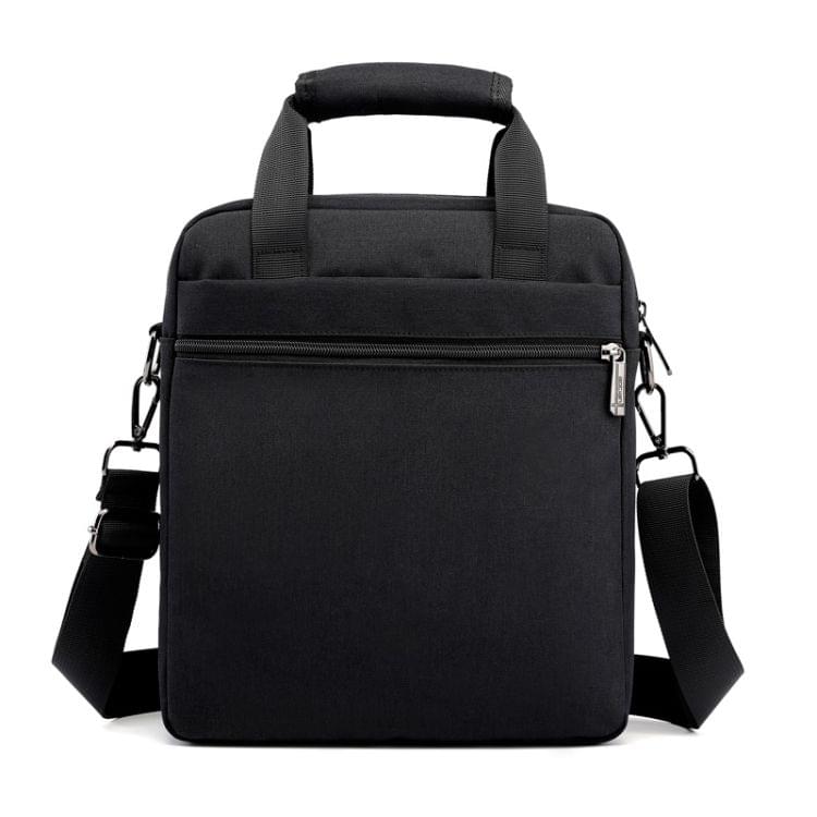 Business Casual Travel Bag Men Shoulder Bag Handbag Messenger Bag (Black)