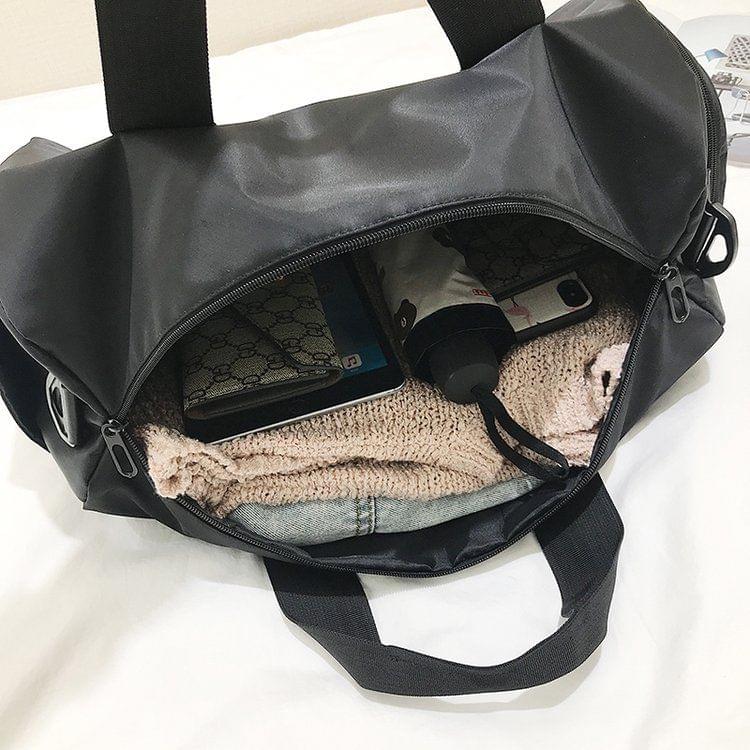 Shoulder Travel Bag Leisure Sport Handbag with Shoes Socket (L)