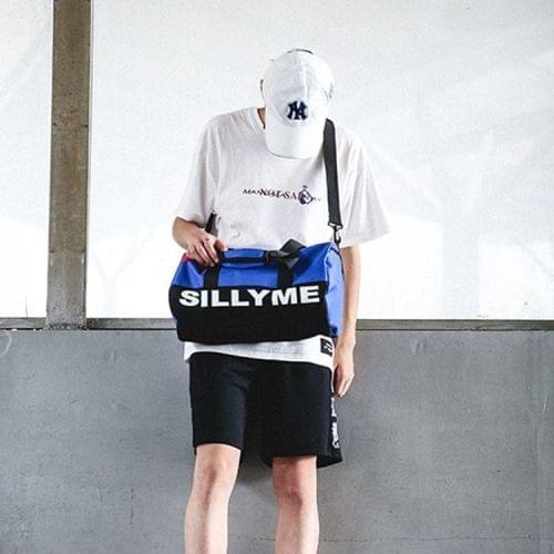 Nylon Shoulder Travel Bag Leisure Sport Handbag (Blue)