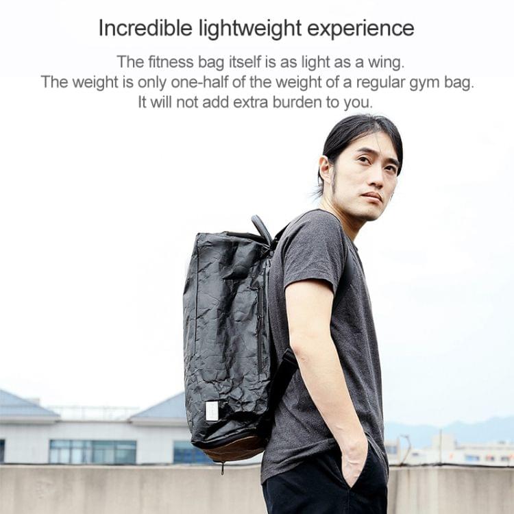 Original Xiaomi DuPont Paper Sports Gym Bag Waterproof Large Capacity Travel Bag (Red)