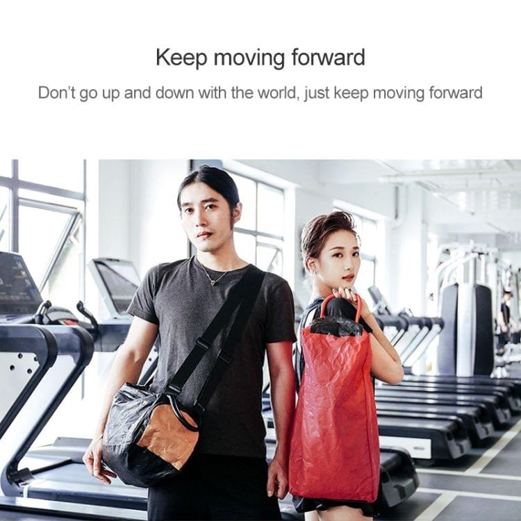 Original Xiaomi DuPont Paper Sports Gym Bag Waterproof Large Capacity Travel Bag (Red)