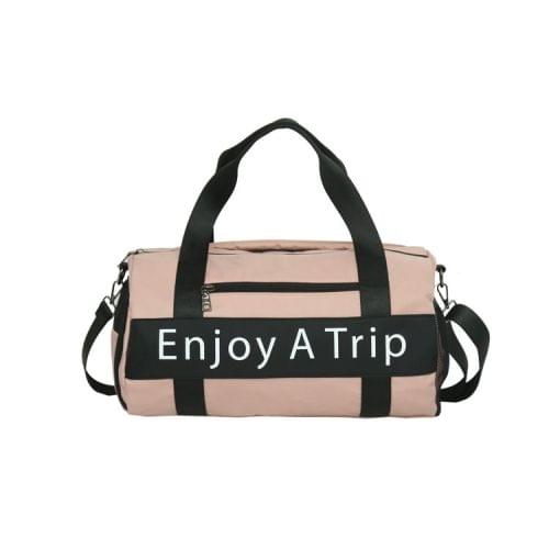 Leisure Sport Handbag Shoulder Travel Bag (Color:Pink Size: + L)