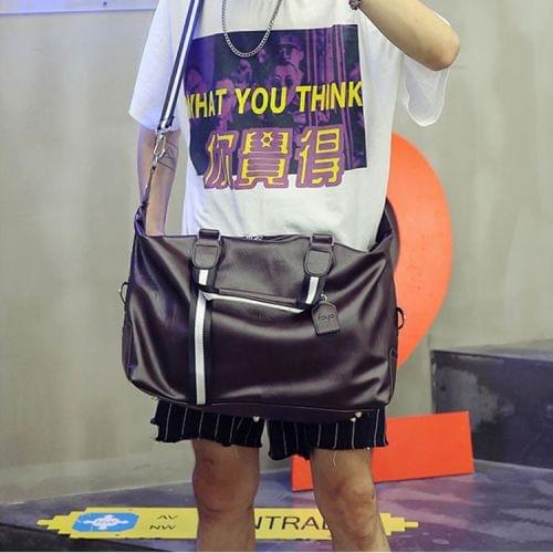 PU Leather Single Shoulder Travel Bag Leisure Sport Handbag (Size: S)