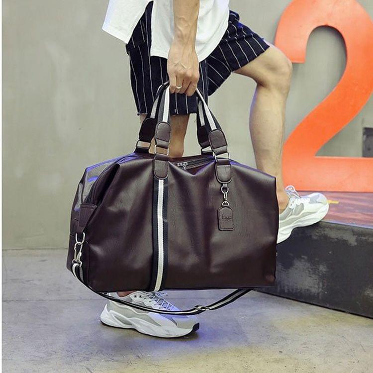 PU Leather Single Shoulder Travel Bag Leisure Sport Handbag (Size: S)