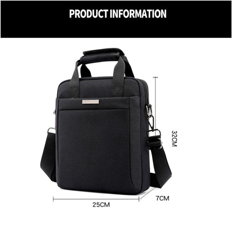 Business Casual Travel Bag Men Shoulder Bag Handbag Messenger Bag (Blue)