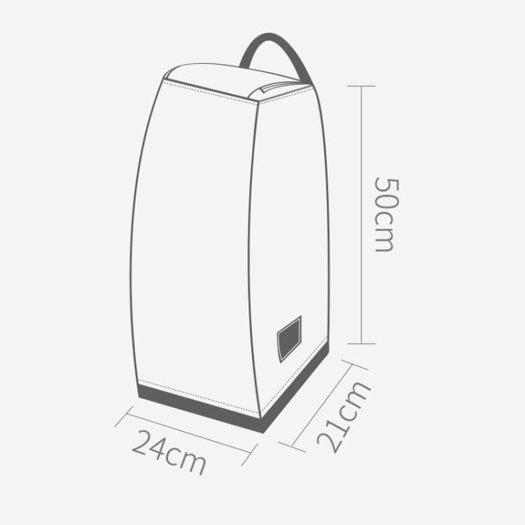 Original Xiaomi DuPont Paper Sports Gym Bag Waterproof Large Capacity Travel Bag (Black)