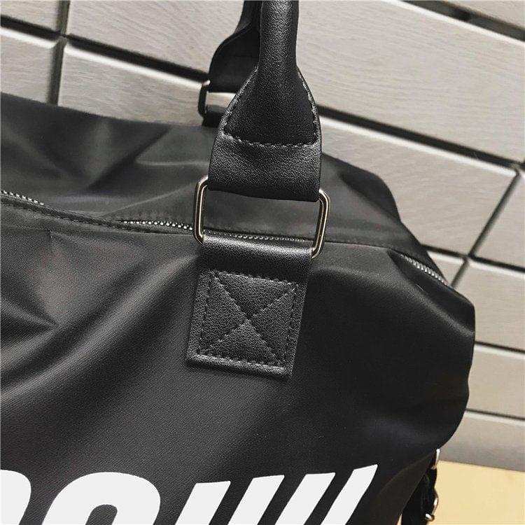 Soft Nylon Cloth Shoulder Travel Bag Sports Gym Handbag
