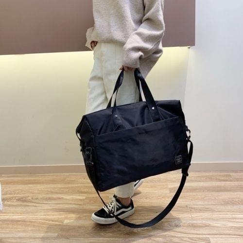 Shoulder Travel Bag Leisure Sport Handbag (Color:Black Size: + L)