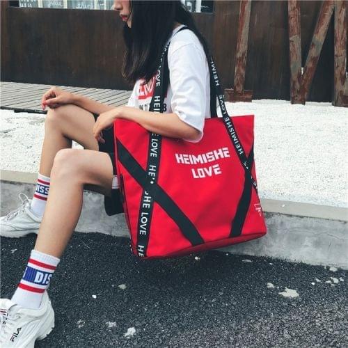 Casual Shoulder Bag Ladies Handbag Bags (Red)