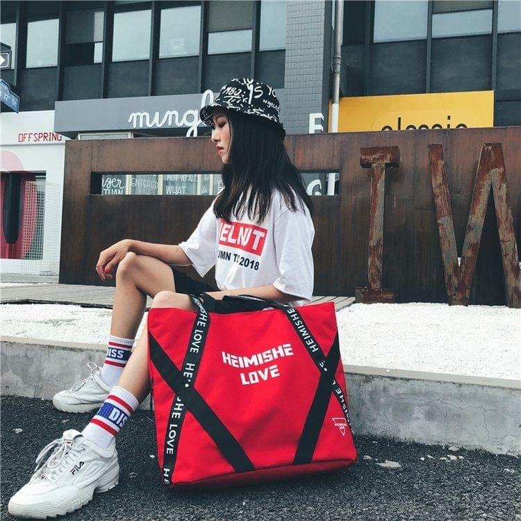 Casual Shoulder Bag Ladies Handbag Bags (Red)
