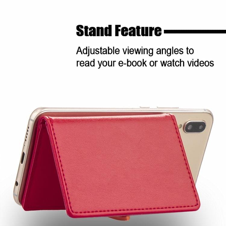 Mobile Phone Universal With Retro Thin Button Pure Color Card Slot & Wallet & Holder & Photo Frame(Brown)