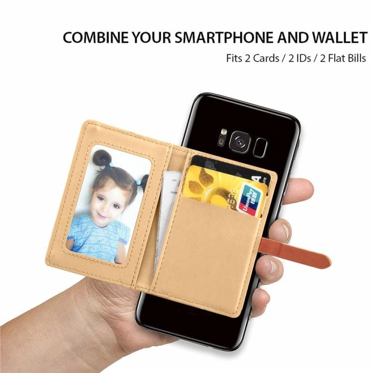 Mobile Phone Universal With Retro Thin Button Pure Color Card Slot & Wallet & Holder & Photo Frame(Brown)