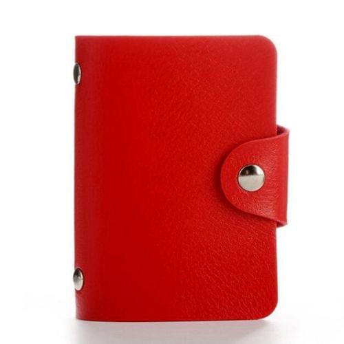 Multi-card Anti-degaussing Card Set Credit Card Bag Card Holder(red)