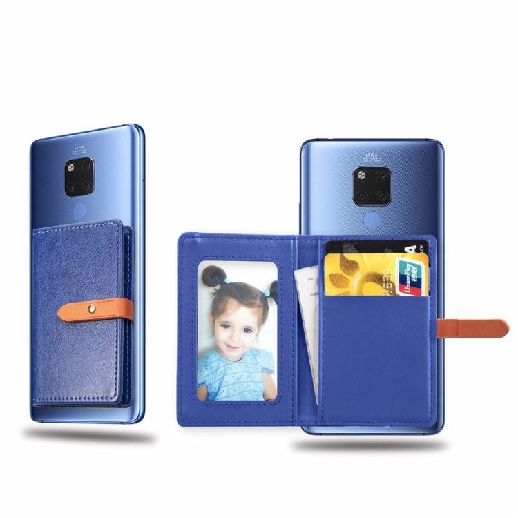 Mobile Phone Universal With Retro Thin Button Pure Color Card Slot & Wallet & Holder & Photo Frame(Black)