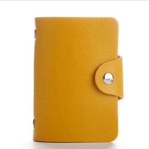 Multi-card Anti-degaussing Card Set Credit Card Bag Card Holder(yellow)