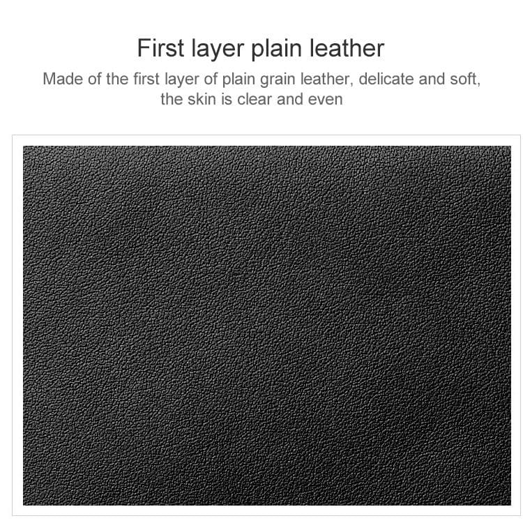 KB187 Litchi Texture Leather Large-capacity Card Holder Wallet (Black)