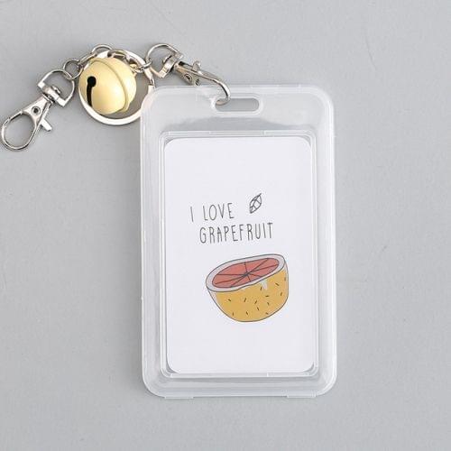 Lovely little Fresh Fashion Plastic Card Bags Bank Credit Card holder(Fresh fruit - lemon)