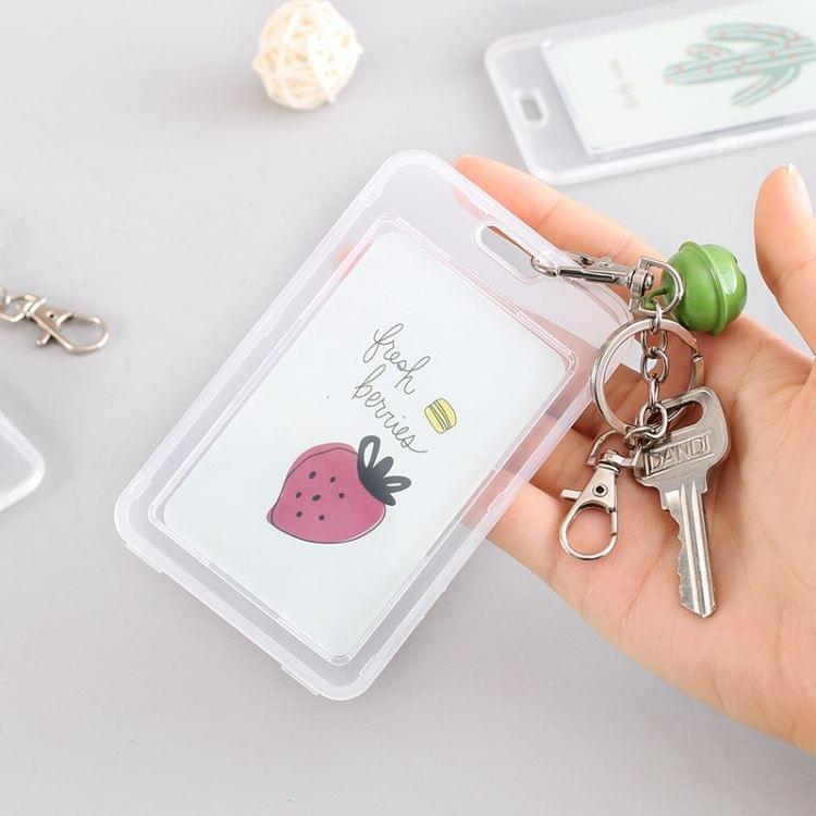 Lovely little Fresh Fashion Plastic Card Bags Bank Credit Card holder(Fresh fruit - lemon)