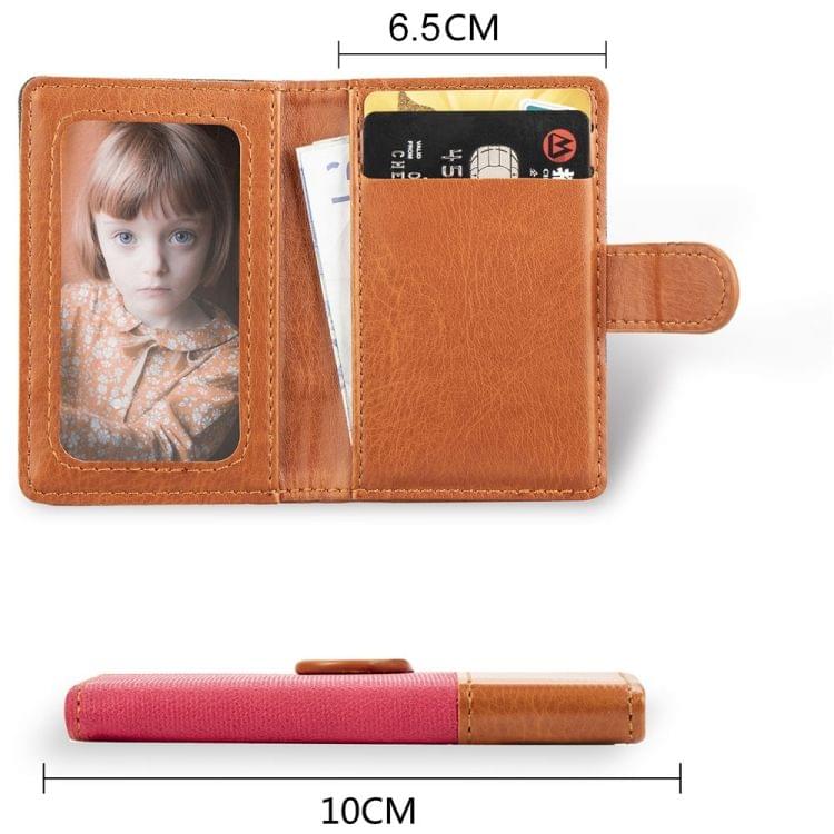 Mobile Phone Universal Denim Stitching Card Slot & Wallet & Holder & Photo Frame (Sky Blue)