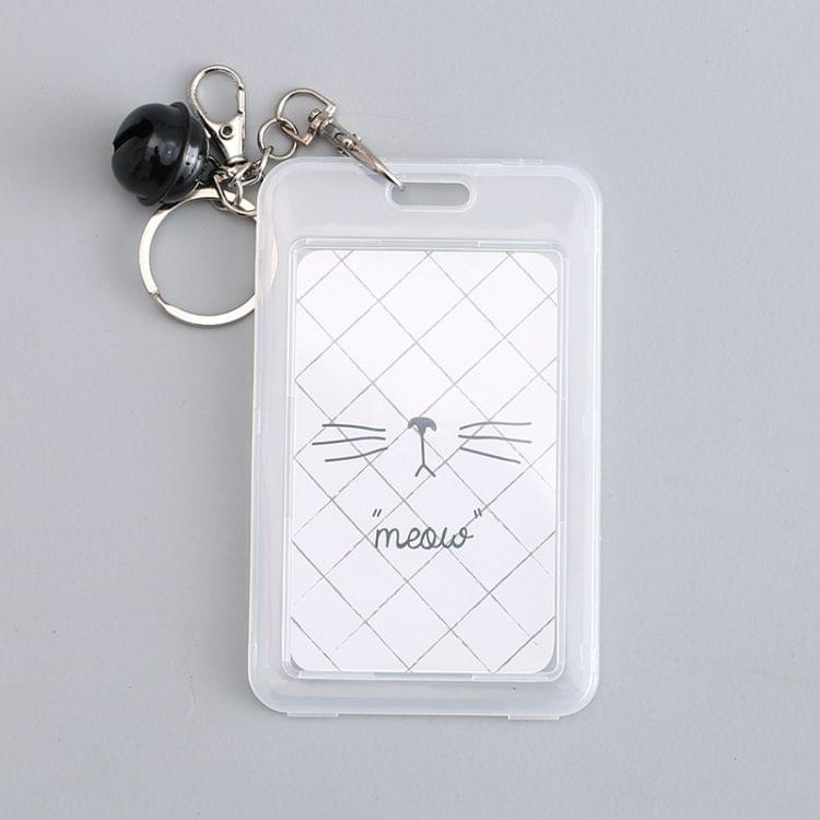 Lovely little Fresh Fashion Plastic Card Bags Bank Credit Card holder(Cat's expression - cat whiskers)
