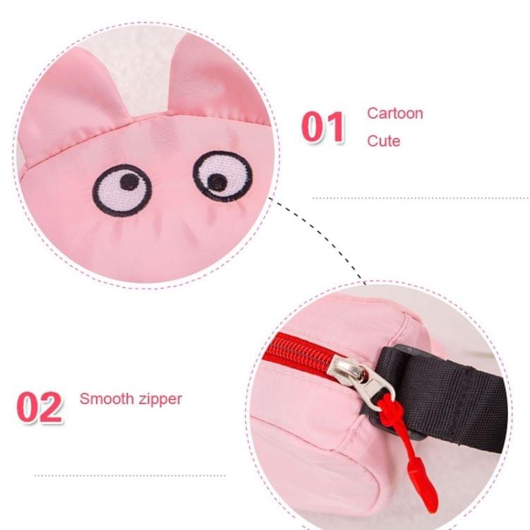 Cute Cartoon Ears Single Shoulder Bag Kids Waist Chest Bag Messenger Bag (Green)