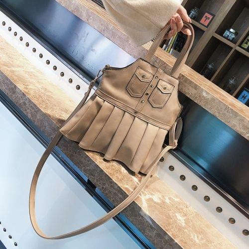 Leisure Fashion PU Leather Shoulder Bag Messenger Bag Handbag (Khaki)