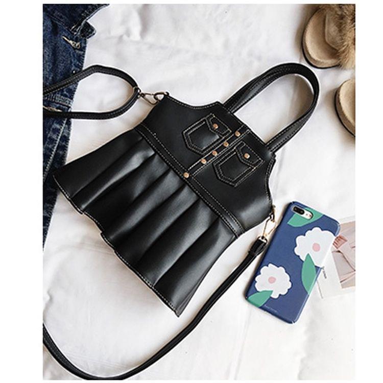 Leisure Fashion PU Leather Shoulder Bag Messenger Bag Handbag (Khaki)
