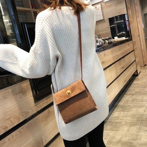Leisure Fashion PU Shoulder Bag Messenger Bag Handbag (Brown)