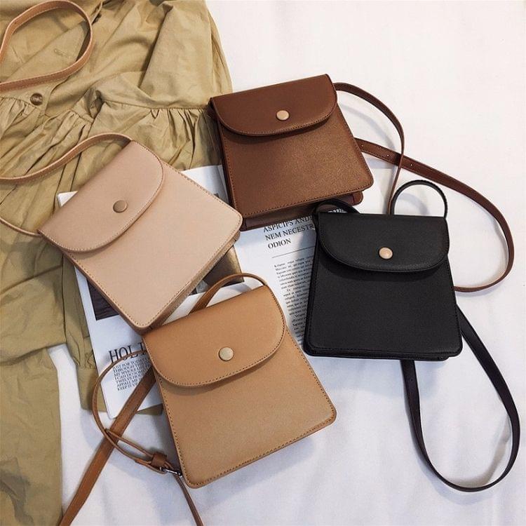 Casual Small Square Bag Single Shoulder Bag Ladies Handbag Messenger Bag (Brown)
