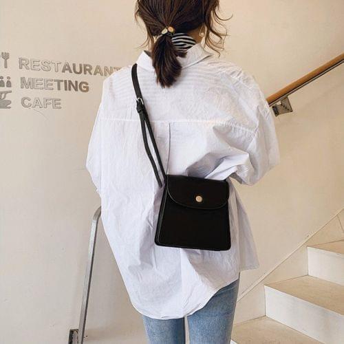 Casual Small Square Bag Single Shoulder Bag Ladies Handbag Messenger Bag (Black)