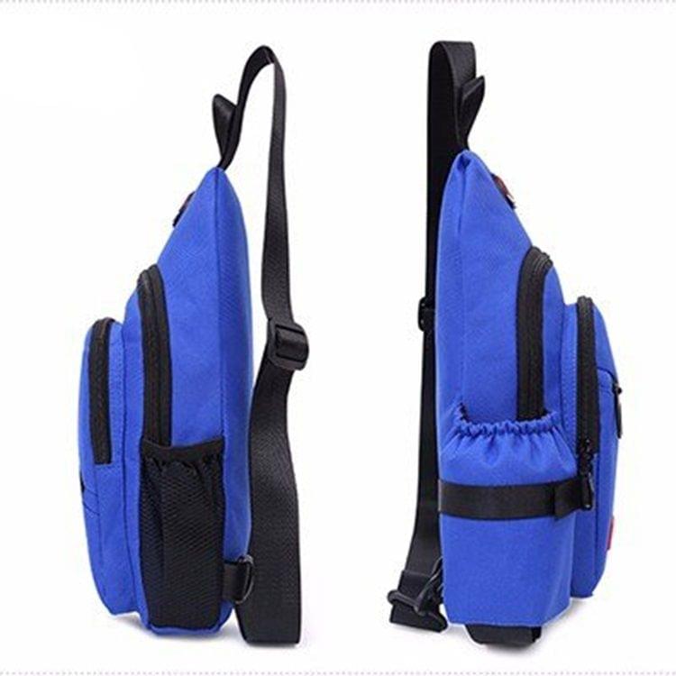Multi-Function Portable Casual Chest Bag Outdoor Sports Shoulder Bag (Black)