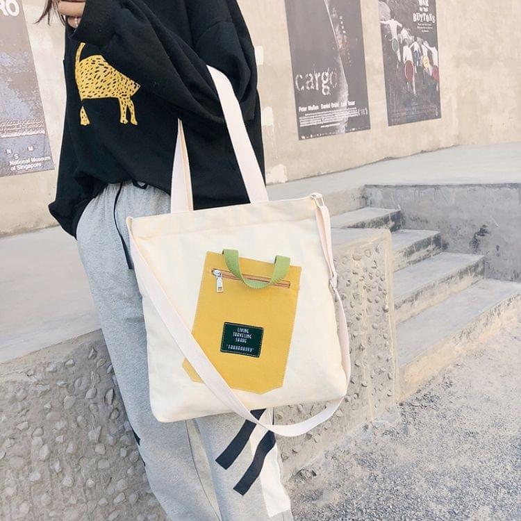 Fashion Casual Single Shoulder Bag Ladies Handbag (White)