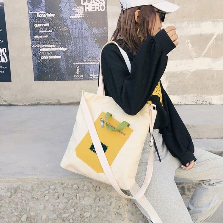Fashion Casual Single Shoulder Bag Ladies Handbag (White)