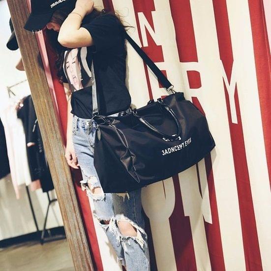 Large Capacity Fashion Handbags Casual Single Shoulder Travel Bag (Black)